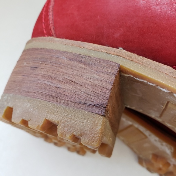 Durango Red Suede Chukka Heeled Lace Up Square To… - Picture 8 of 8